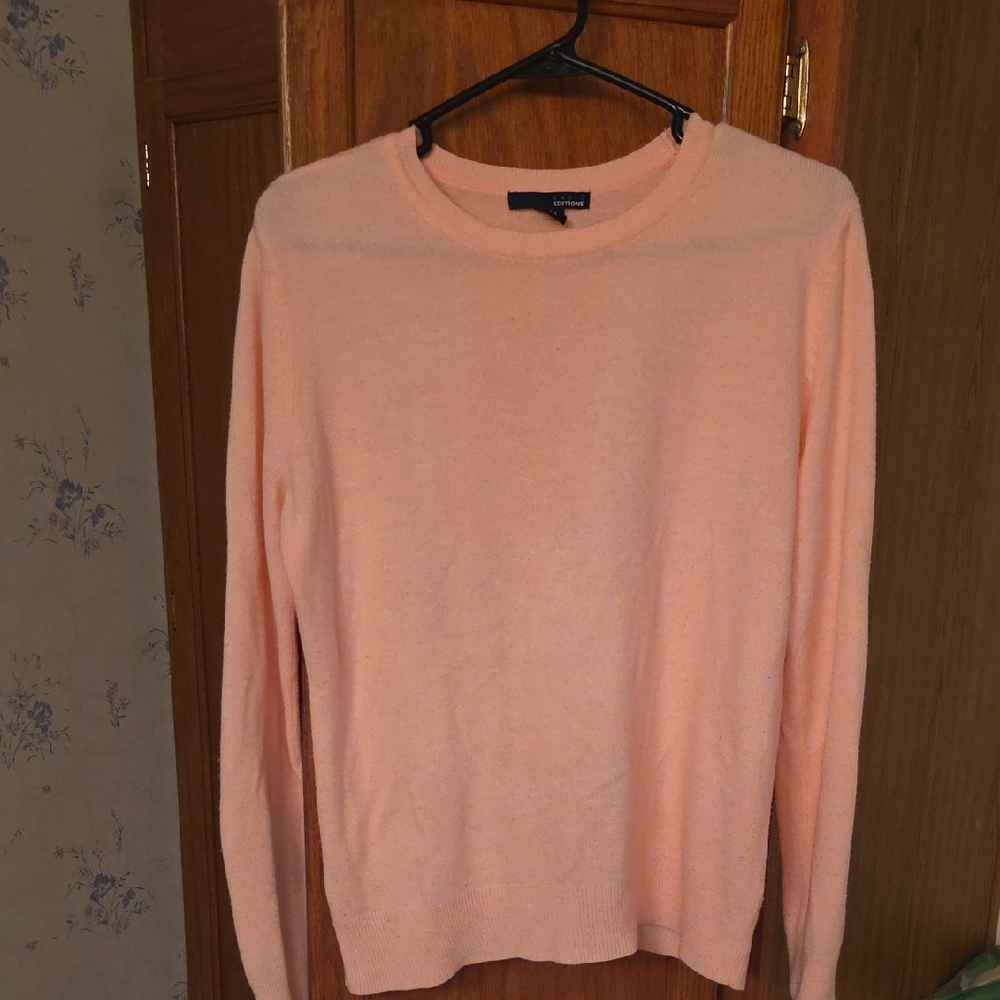 Basic Editions Pink Crew Neck Sweater